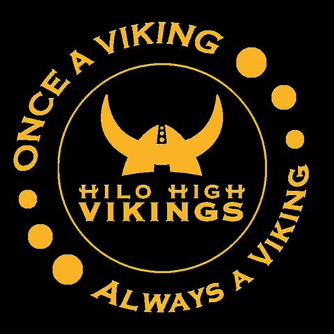 hilohighschool vikings hilo goviks bluegold GIF