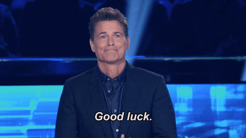 rob lowe good luck GIF by Mental Samurai