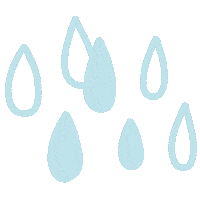 Rain Pastel Sticker
