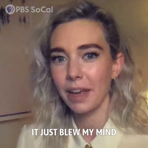 Vanessa Kirby Mind Blowing GIF by PBS SoCal