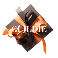 CarreMode giftcard goldie carre mode carre blue Sticker
