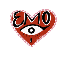 Sad Heart Sticker
