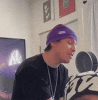 Holding Frying Pan Singing GIF