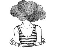 water woman Sticker by PS sharing ideas
