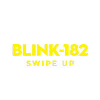 swipe up punk rock Sticker by blink-182
