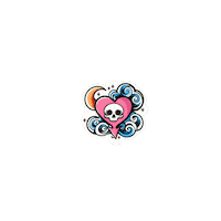 Matt Skiba Cute Heart Sticker