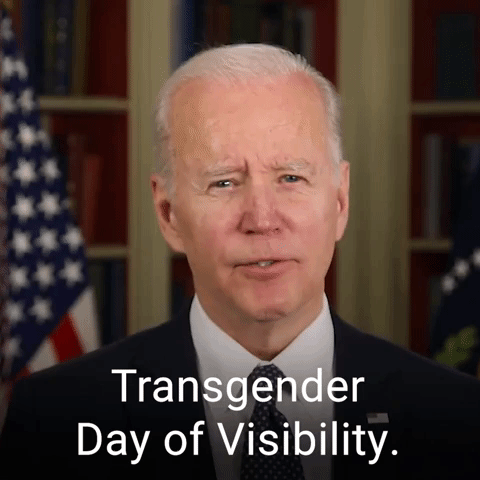 Transgender Day of Visibility. I want you to know