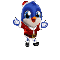 Andorinhahiper natal supermercado mercado papai noel Sticker