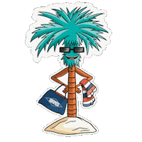 Hang Loose Good Vibes Sticker