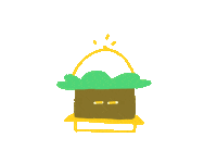 Hungry Illustration Sticker