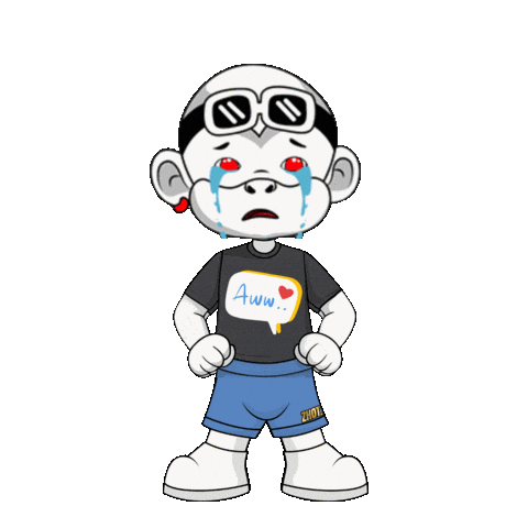 Sad Drawing Sticker by Zhot