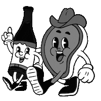 Carne Asada Monterrey Sticker by Cerveza Rrëy