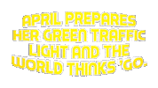 Happy April Sticker by OpticalArtInc.