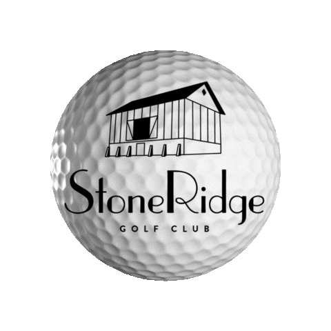 stoneridgegc golfing golf ball stoneridge stoneridge golf Sticker