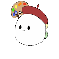 Klaydino reaction happy art jump Sticker