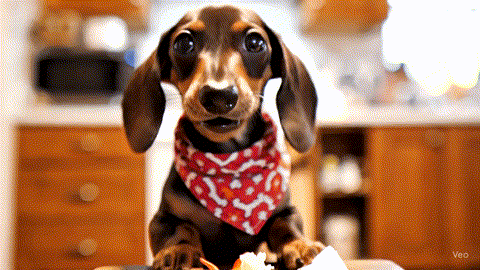 Dog Eating GIF