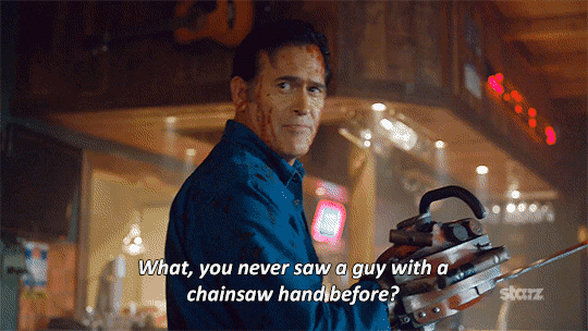 bruce campbell what GIF by Ash vs Evil Dead