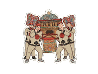 Temple Sticker by taipingmatzu