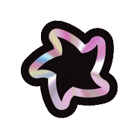 Star Holo Sticker by HoneyGrove