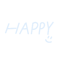 Happy Sticker
