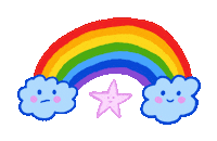 Rainbow Celebrate Sticker