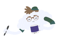 RodrigoFr animation loop cloud working Sticker