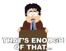 No More Sticker by South Park