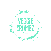 VeggieCrumbz food vegan round lecker Sticker