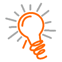 TheissenMedienGruppe light orange waiting loading Sticker