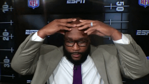 Frustrated Nfl Live GIF by ESPN