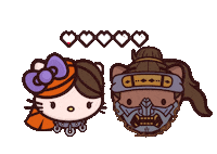 Hello Kitty Samurai Sticker