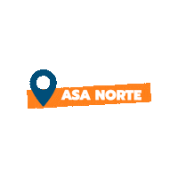 Distrital Asa Norte Sticker by Paula Belmonte