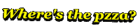 pizza text Sticker