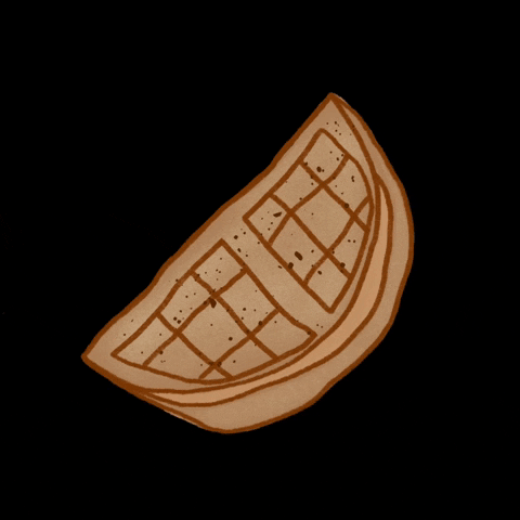 hanidoesthings waffles pbj peanutbutterjelly hanidoesthings GIF
