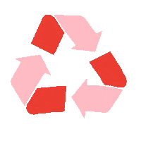 julisantini pastel recycle recycling reciclaje Sticker