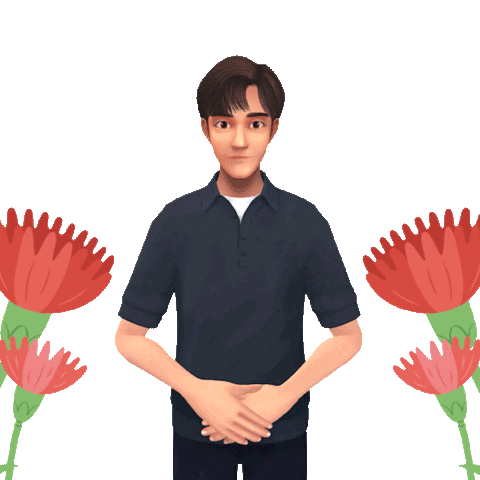 사랑 꽃 Sticker by 이큐포올
