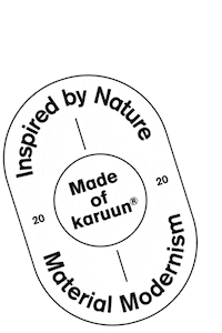 karuun_materials sustainability karuun out for space Sticker