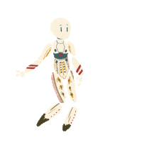 dreylinaa robot modern robots binar Sticker