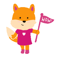pink flag wow Sticker