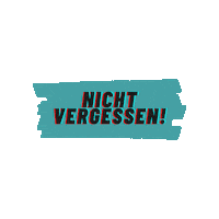Berlin Nicht Vergessen Sticker by KHSB