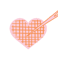 thetapestrylabel heart handmade sewing stitch Sticker