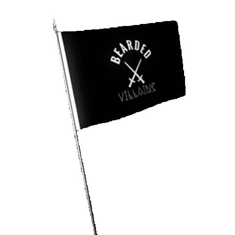 beardedvillains beard villain brotherhood barba Sticker