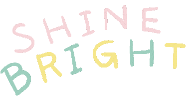 Shine Bright Sticker by MANDARINNA