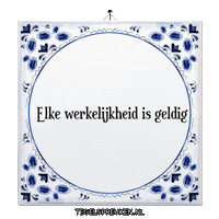 Nl Reflectie Sticker by Tegelspreuken.nl