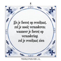 Humor Focus Sticker by Tegelspreuken.nl