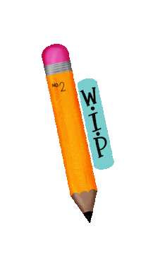 Work In Progress Art Sticker by Cynlop Ink