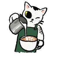 Coffee Barista Sticker