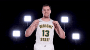 Mens Basketball College GIF by Wright State University Athletics