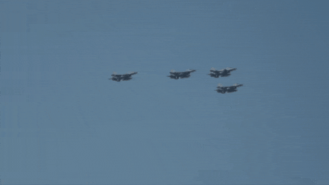 JohnTheLast giphyupload f16 haf fighting falcon GIF