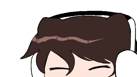 Interested Cat Girl Sticker